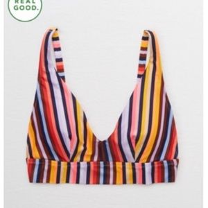 Aerie Longline V Scoop Bikini Top
